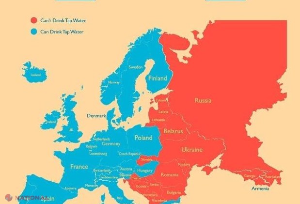 DAILYMAIL: R. Moldova, țara în care apa de la robinet este PERICULOASĂ 