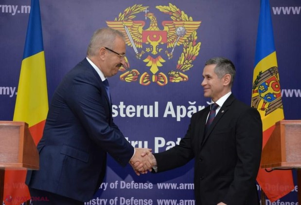 VIDEO // Ministrul Apărării Naționale al României, după întrevederea cu omologul de la Chișinău: „Istoria noastră atât de complicată ne-a arătat că nu există altă cale decât cea a construirii unui viitor comun într-o Europă unită