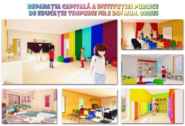 FOTO // La Orhei a fost dat STARTUL reconstrucției capitale a grădinițelor: Cum vor arăta acestea