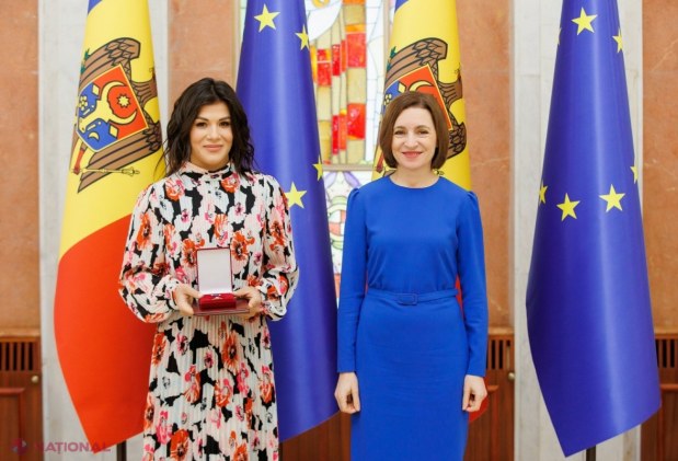 FOTO // Mai multe personalități din R. Moldova au fost DECORATE de către Maia Sandu. Doi participanți la RĂZBOIUL de pe Nistru și un fost ambasador au primit distincții post-mortem
