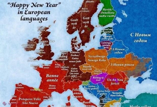 CURIOS // Cum urăm „An nou fericit” în TOATE limbile vorbite în Europa