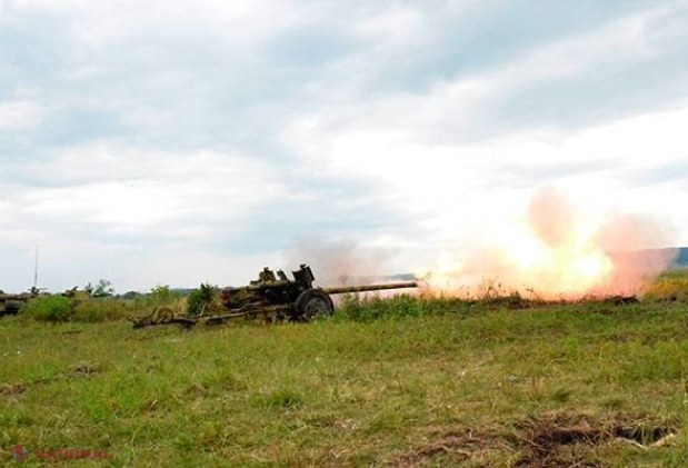 Tehnică militară pe traseul Bălți - Florești