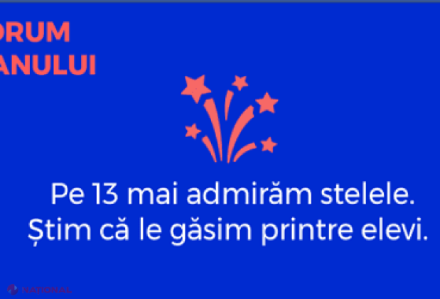 CONCURS // Se caută, în PREMIERĂ, cel mai BUN ELEV al anului din R. Moldova