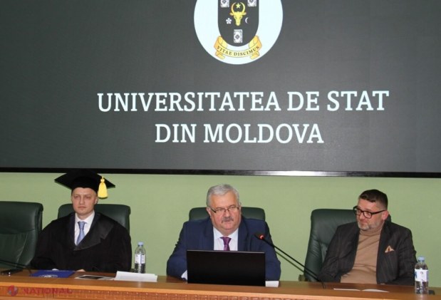 FOTO // Secretarul de stat al DRRM, Adrian Dupu, Doctor Honoris Causa al Universității de Stat din Moldova: „Ați lăsat o moștenire valoroasă tinerei generații USM-iste, lucru pentru care nu putem decât să vă fim profund recunoscători”