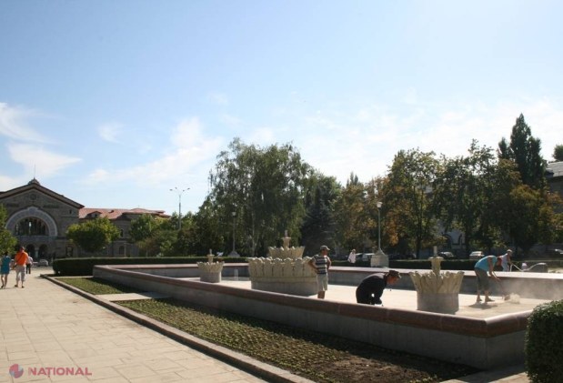 Amenajarea scuarului din Aleea Gării este pe ultima sută de metri