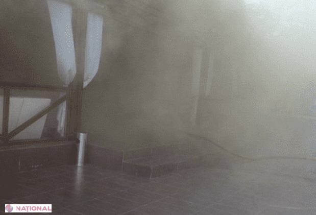 Incendiu într-un hotel din capitală