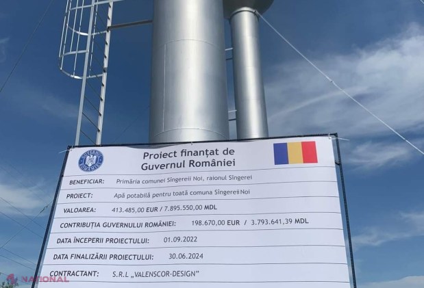 Apă potabilă pentru locuitorii comunei Sângereii Noi, cu sprijinul financiar al României! Ambasadorul Cristian-Leon Ţurcanu: „A fi european înseamnă a avea acces la servicii de bază la standarde europene”