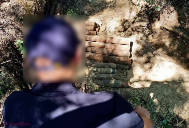 FOTO // Ofițerii centrului ANTITERORIST al SIS au depistat un întreg arsenal de BOMBE