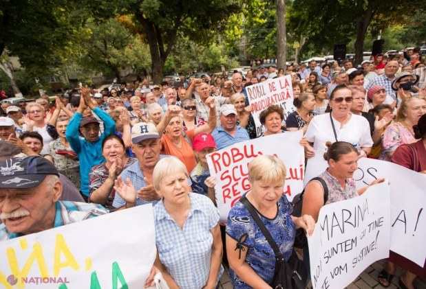 Un nou protest la Curtea de Apel Chișinău, în susținerea deputatului Partidului „ȘOR”, Marina Tauber