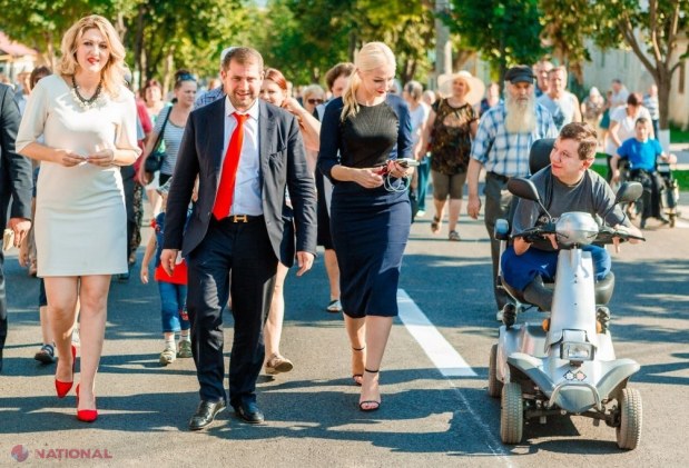 FOTO // Strada centrală din Orhei se află în plină modernizare. Prima porțiune a fost dată în EXPLOATARE