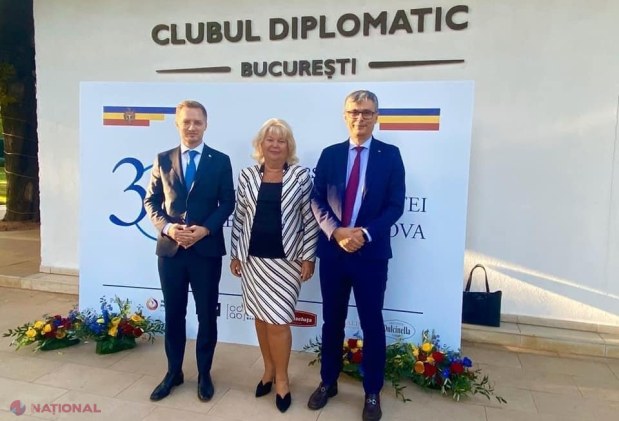 Mesajul TRANȘANT adresat de Adrian Dupu la recepția oferită de Ambasada R. Moldova la București: „Privim cu speranță către anii care vin, speranța că într-un viitor apropiat ne vom regăsi din nou împreună, în marea familie europeană”