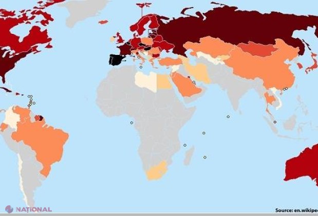 Harta DIVORȚURILOR în lume. Care este situaţia în R. Moldova?