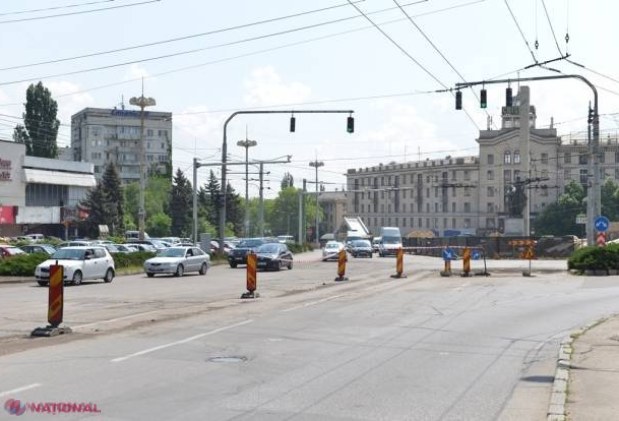 Trafic rutier SUSPENDAT pentru două zile în centrul capitalei. Cum vor circula troleibuzele și microbuzele
