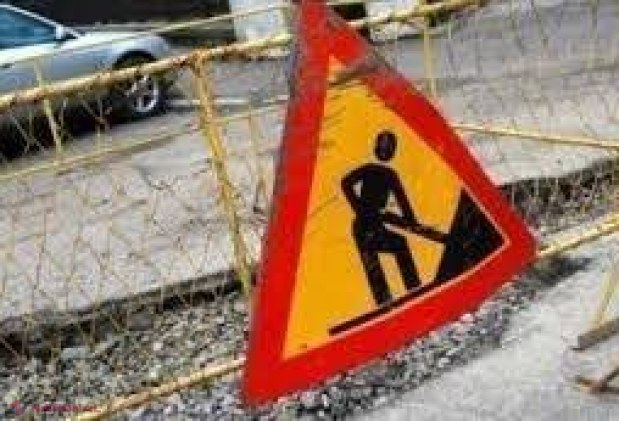 Circulație SUSPENDATĂ pe o stradă din centrul capitalei
