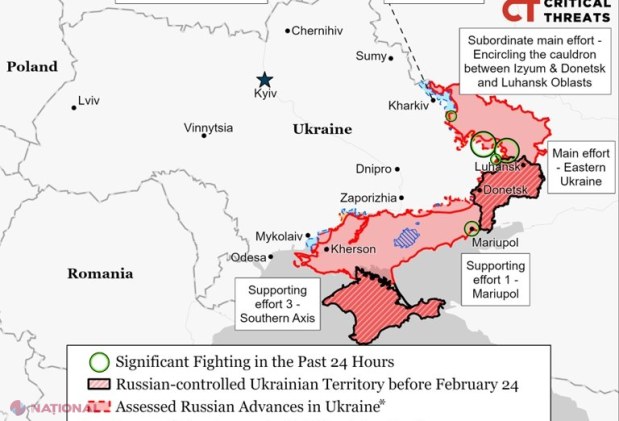 Rușii recurg la măsuri „ȘOCANTE”, după ce au rămas fără rezerviști. Aceștia amestecă soldații de ELITĂ cu mercenarii. „Rusia și-a EPUIZAT rezervele disponibile de efective pregătite pentru luptă”. Cum arată HARTA frontului