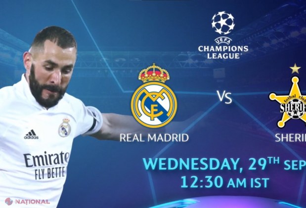 VIDEO // FC SherifFANTASTICII vor da piept cu „galacticii” de la Real Madrid din postura de LIDERI ai grupei: „Cel mai important pentru noi e să nu ne temem. Îi respectăm, dar nu avem voie să jucăm cu frică”