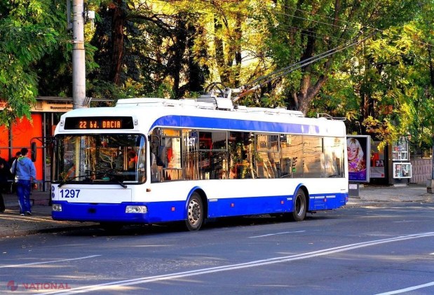 UTIL // Troleibuzele de pe linia 22 vor circula pe un TRASEU MODIFICAT în această noapte, iar ruta 24 va fi SISTATĂ
