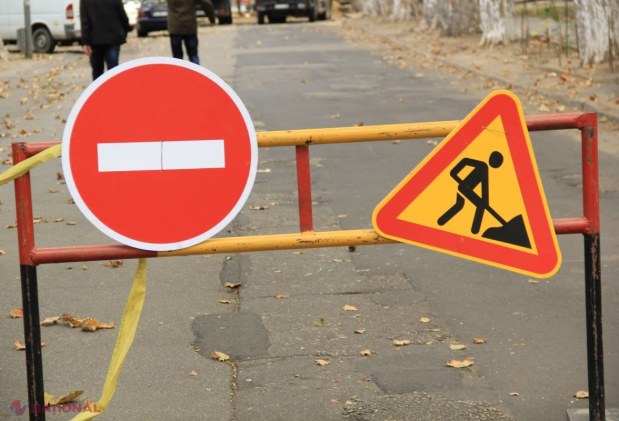 Atenție! O stradă din centrul Chișinăului este închisă astăzi