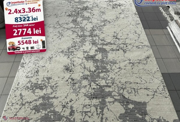 Târg Național de Covoare cu Reduceri de Toamnă în toate magazinele Carpet Outlet din Chișinău și Bălți