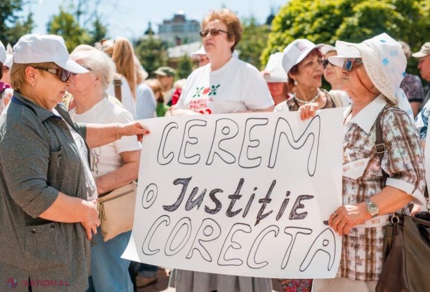 FOTO, VIDEO // Protest la Chișinău în apărarea Reghinei Apostolova: „Cerem justiție corectă, NU ne furați speranța”