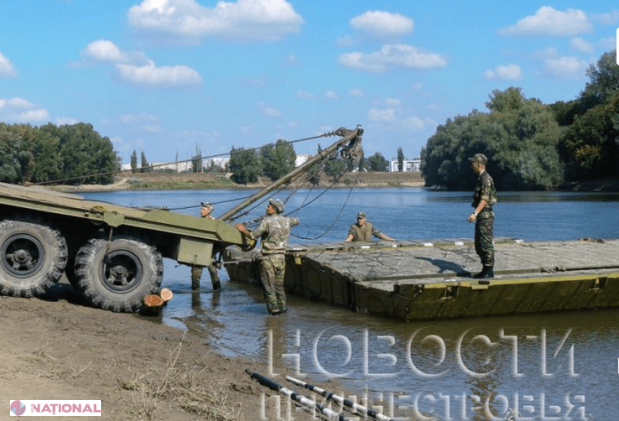 FOTO // Soldații din Transnistria exersează cum să TREACĂ Nistrul