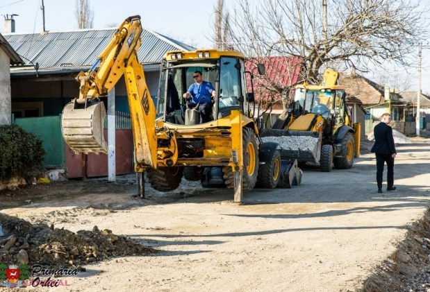 FOTO // Ilan Șor a lansat lucrările de „modernizare totală” a drumurilor din Orhei: „Vom dubla volumul de lucrări efectuate anul trecut”
