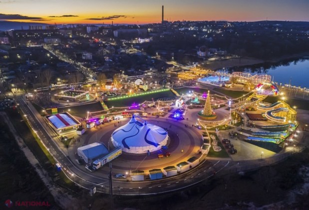 FOTO // S-a extins programul de iarnă al proiectului lui Ilan Șor – „Orheiland”. Parcul de distracții va activa până pe 1 martie