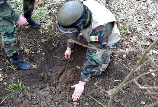 Treizeci și cinci de OBIECTE EXPLOZIVE, descoperite în R. Moldova