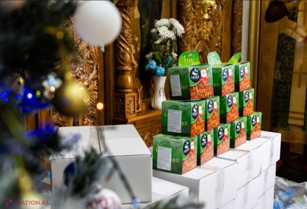 VIDEO // Cadouri de Crăciun, oferite de A.S.I.C.S. pentru copiii enoriașilor Mitropoliei Basarabiei
