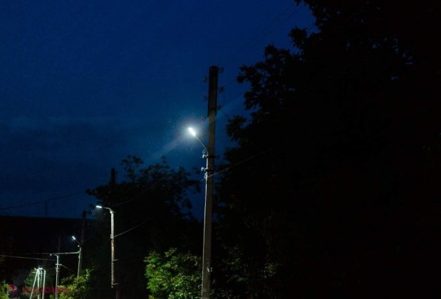 Partidul „ȘOR” a instalat sistemul de iluminare stradală încă într-un sat din raionul Orhei