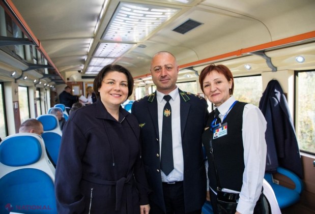FOTO // Câți bani au PLĂTIT membrii Guvernului R. Moldova pentru a ajunge astăzi cu trenul la Ungheni