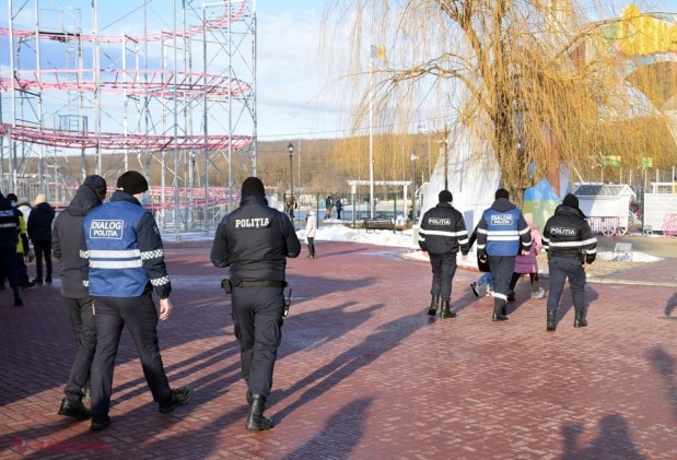 FOTO // Spirite încinse la Orhei, unde zece de polițiști au împânzit „OrheiLand”. Guvernarea este acuzată că a „luat sub asediu” parcul de distracții: „Aceasta este o bătaie de joc, Poliția a alungat copiii din parc”