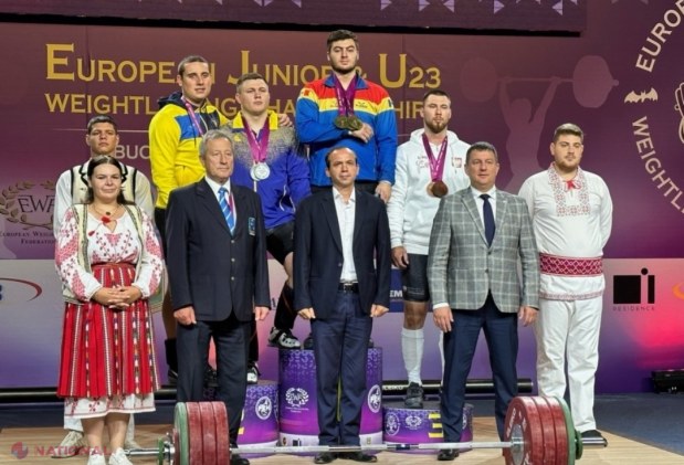 R. Moldova a obținut cea de-a treia medalie de AUR la Campionatul European de Haltere de la București. Tudor Bratu și-a arătat clasa la categoria de până la 102 kg