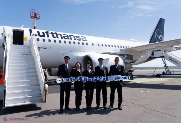 PREMIERĂ // Compania aeriană low-cost germană Eurowings a efectuat primul zbor pe Aeroportul Internațional Chișinău: Va opera zboruri spre Köln și Stuttgart