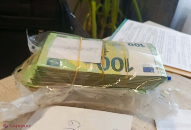 AUDIO, FOTO // „Munte de bani” la nordul R. Moldova: peste 120.000 de euro ridicați de procurori după destructurarea unei caracatițe a mitei în transporturi