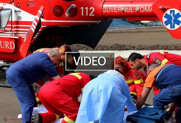 SMURD Iași a trecut din nou Prutul pentru a aduce un minor de 15 ani de la Briceni la Chișinău: Se află în comă după un accident rutier