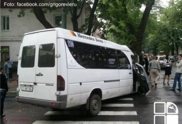 Un șofer de pe ruta de microbuz cu nr. 110 a accidentat GRAV o bătrânică!