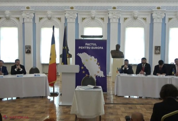 DOC, VIDEO //  „Pactul pentru Europa”, SEMNAT de 12 partide politice din R. Moldova. Ce prevede documentul ISTORIC și ce angajamente și-au luat semnatarii 