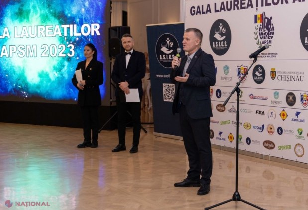 VIDEO // Cei mai buni sportivi ai anului 2023 au primit PREMII consistente din partea A.S.I.C.S. Anastasia Nichita, Denis Vierul și Artiom Livadari au primit 300 000 de lei la Gala APSM pentru performanțele înregistrate anul acesta