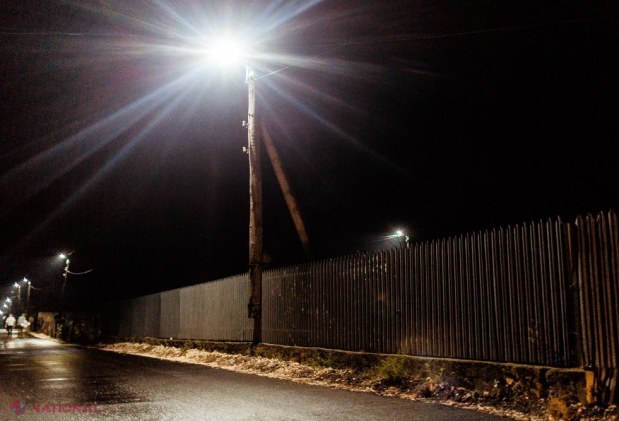 FOTO // Marina Tauber a realizat încă un proiect promis: În Jora de Jos a fost a dat în exploatare iluminarea stradală