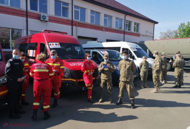 GALERIE FOTO, VIDEO // O echipă formată din 52 de medici din România a ajuns în R. Moldova, pentru a ajuta GRATUIT, timp de două săptămâni, la tratarea bolnavilor de COVID-19. AJUTOR de 3,5 MILIOANE de euro din partea României
