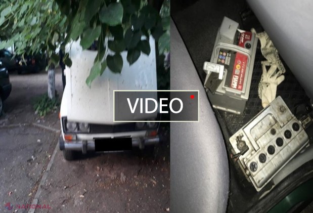 VIDEO // Lăsau automobilele parcate în Chișinău FĂRĂ acumulatoare: Ce urmăreau hoții