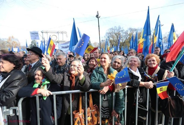 Poliția anunță oficial câți cetățeni au fost la mitingul „Pro Europa”
