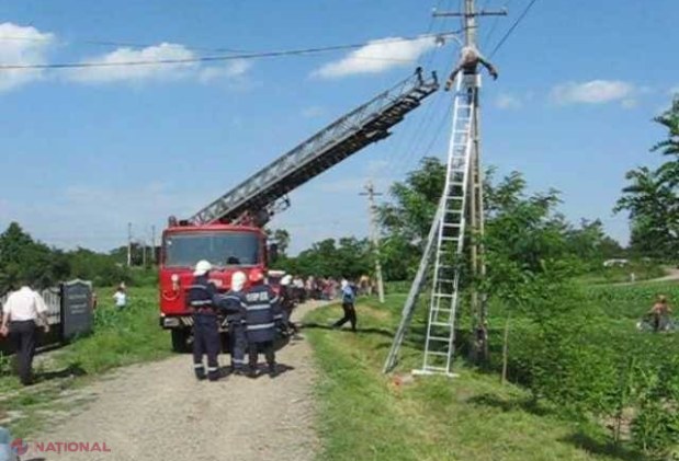Electrocutat în timp ce efectua niște lucrări neautorizate