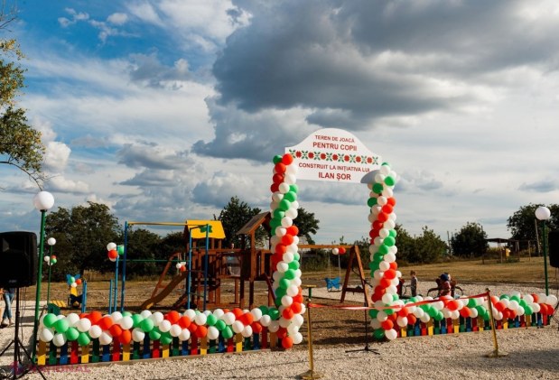 FOTO // Programul „Câte un teren de joacă pentru copii în fiecare sat” prinde TURAȚII. Încă în două sate au fost inaugurate terenuri de joacă pentru copii, în cadrul proiectului Partidului „ȘOR”