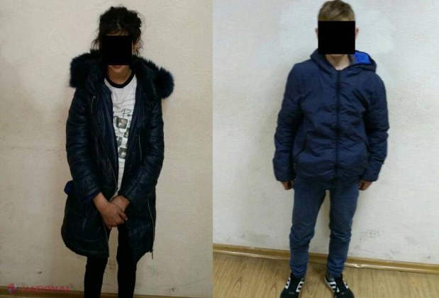 O fetiță și un băiat au jefuit, în Chișinău, un cetățean străin în timp ce acesta mergea pe stradă
