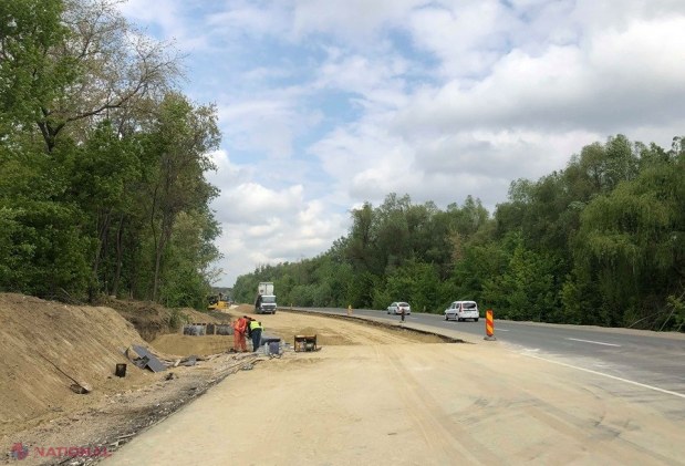 FOTO // Drumul NAȚIONAL Chișinău – Ungheni - Sculeni ar fi gata în proporție de 60%, iar compania de construcție plătește PENALIZĂRI pentru fiecare zi de întârziere. Când urmează să fie finalizate lucrările