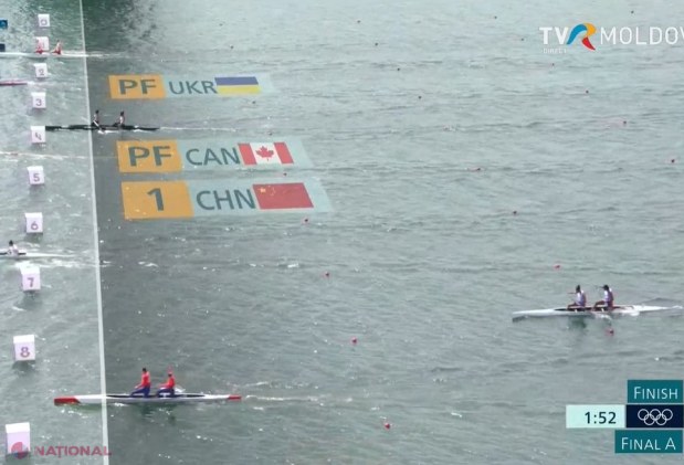 FOTO // Maria Olărașu și Daniela Cociu au ratat podiumul de premiere la Jocurile Olimpice, dar se numără printre cele mai bune opt echipaje din lume la canoe dublu pe distanța de 500 de metri