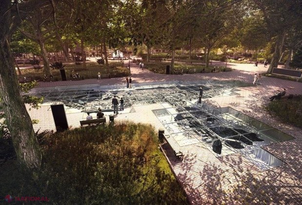 FOTO // Harta Chișinăului în format 3D. Proiect UNIC în Grădina Publică „Ștefan cel Mare”