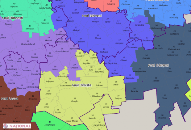HARTA preliminară a circumscripțiilor uninominale de pe teritoriul R. Moldova: Cum ar putea fi divizate raioanele